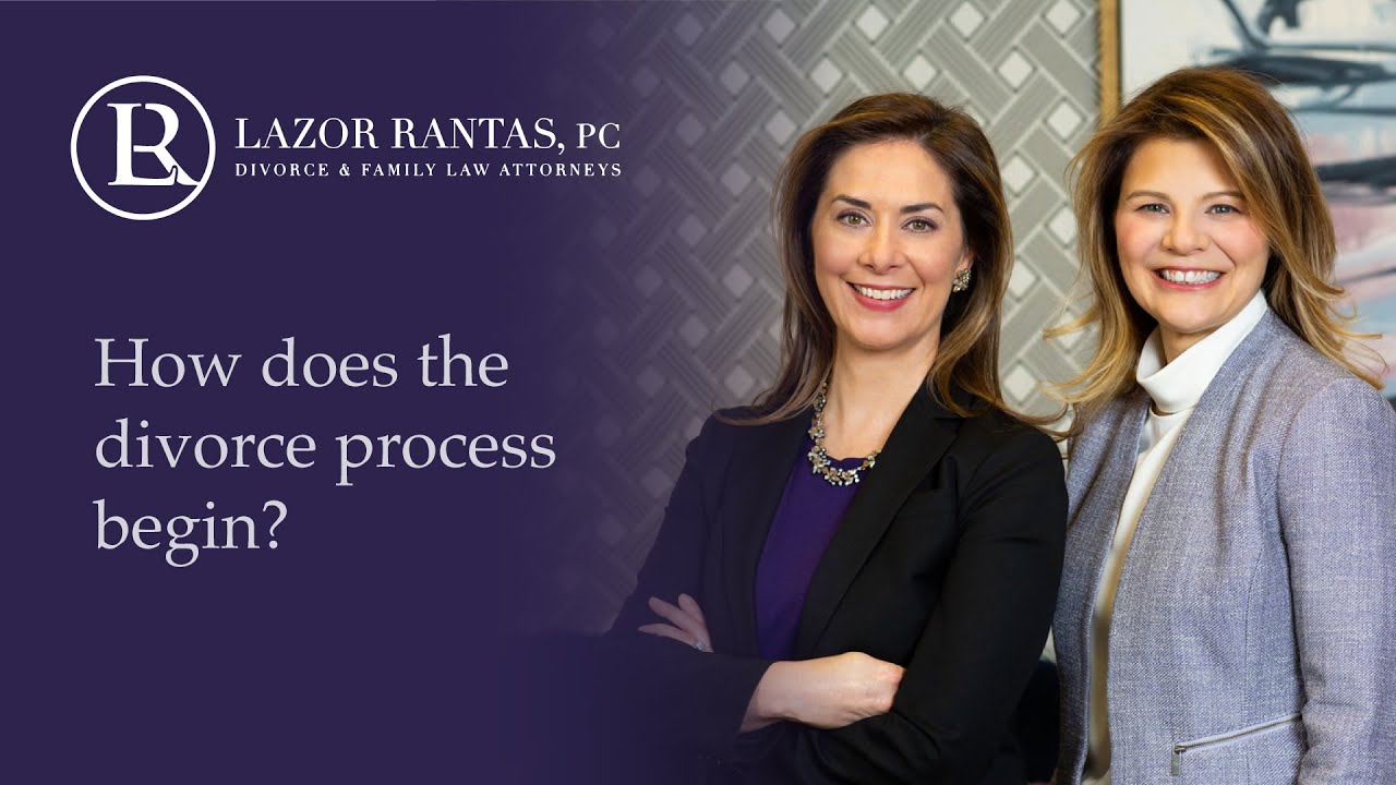 How does the divorce process begin?
