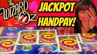 Handpay Jackpot! Rare 5 Bonus Symbol Re-Trigger-Munchkinland!