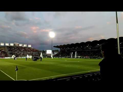 Sco d'Angers ambiance stade , entrer des joueurs 25-04-2017