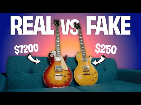 REAL vs FAKE Les Paul: $7200 Murphy Lab vs $250 Chibson!