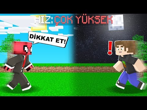 MİNECRAFT AMA HIZLANIYORUZ! 😱