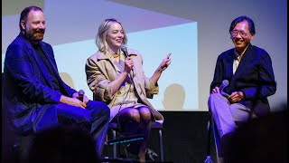 Emma Stone and Yorgos Lanthimos on Bleat
