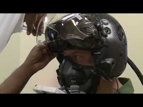 F-35 Gen III Helmet Mounted Display System fitting
