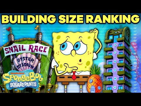 比基尼海灘的每一棟樓都按面積排名！？??| 海綿寶寶 (Every Building in Bikini Bottom Ranked by Size! ?? | SpongeBob)