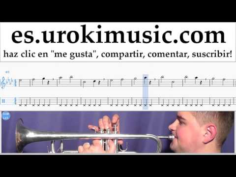 Tutorial de Trompeta Michael Jackson - Beat It Clases Notas Parte#1 um-i927