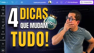 4 Truques no Canva que TODO MUNDO Precisa Saber (Recursos e Apps Escondidos)
