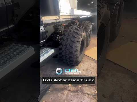 6x6 Antarctica Truck with external central tire inflation