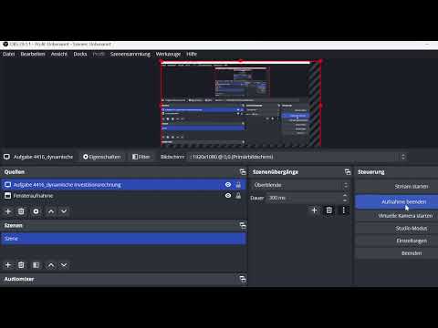 Net Present Value / Kapitalwertmethode Aufgabe