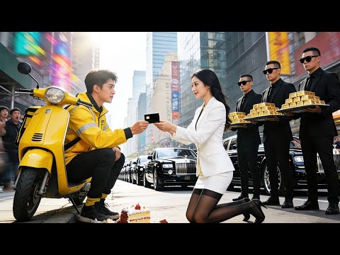 Giro total! Bella CEO usa a un repartidor como falso rico; él es el jefe real de $100B y salva todo!