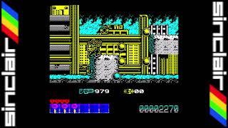 ZX Spectrum Midnight Resistance first play with Worzel Gummidge watching at the end.