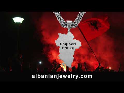 Albanische Adlerkette mit Gravur