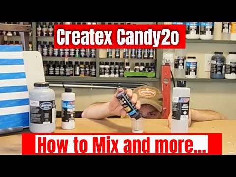 How to Mix and Use Createx Candy 2o  - Your Questions Answered