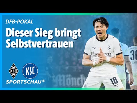Borussia Mönchengladbach - Karlsruher SC Highlights DFB-Pokal, 2. Runde | Sportschau Fußball