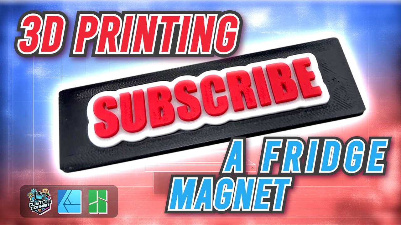 Design and 3D Print a Fridge Magnet - Step-by-Step Tutorial | Bambu Studio | Affinity Designer