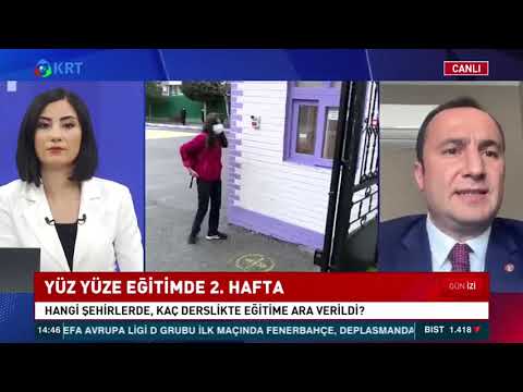Genel Başkanımız Kadem Özbay, KRT TV canlı yayınında, okullardaki pandemi önlemleri ve karantina uygulamalarına ilişkin değerlendirmelerde bulundu. | EĞİTİM İŞ