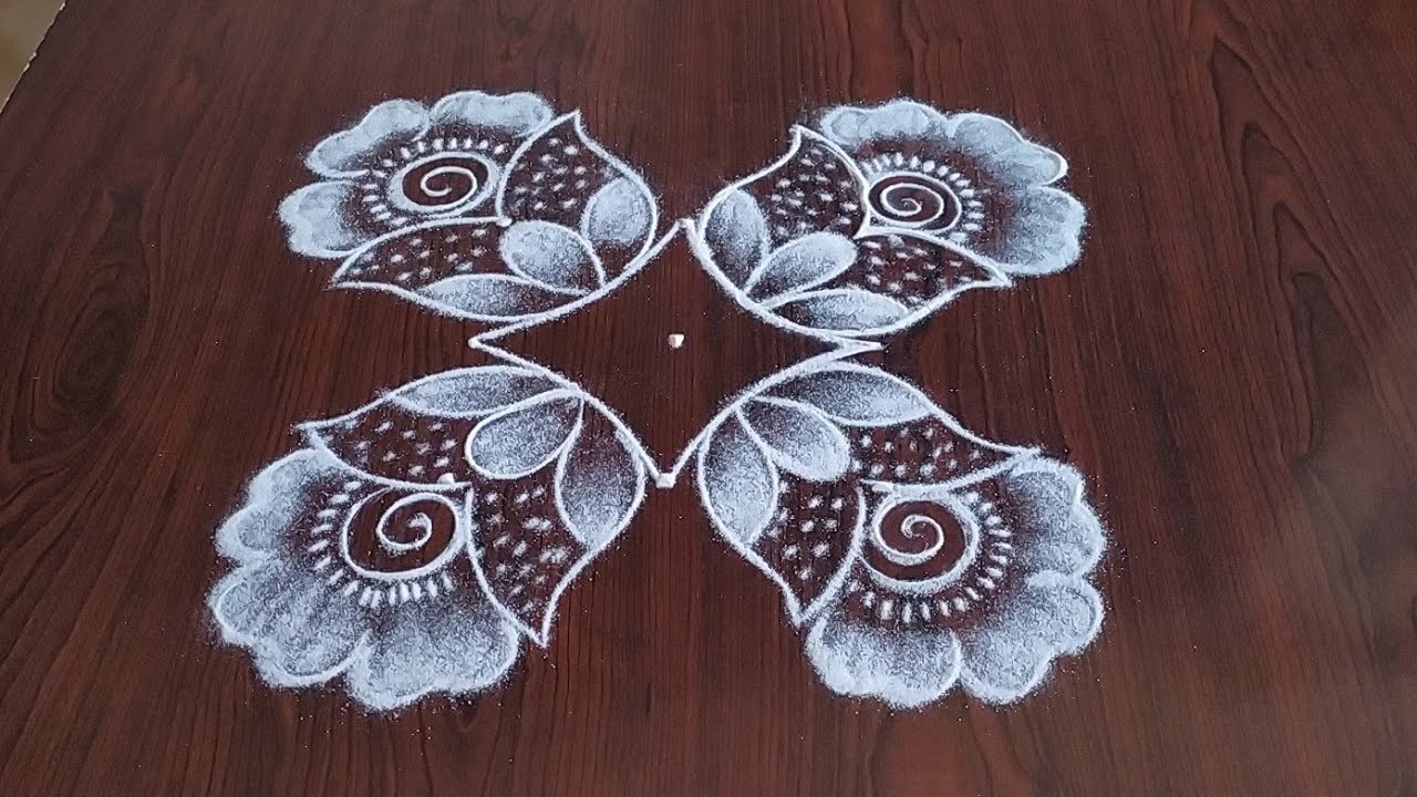 Beautiful kolam design for everyday by sresta