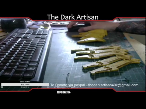 The Dark Artisan Live Stream Warhammer 40k build and paint sessions officially #2