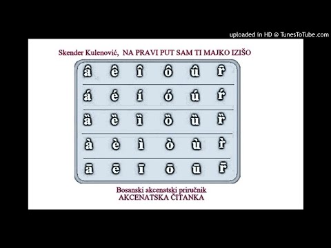 (79) Na pravi put sam ti majko izišo (Skender Kulenović)