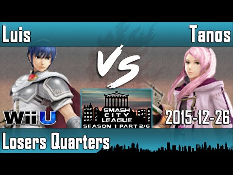 SCLS1P2 - Luis (Marth, Little Mac) vs Tanos (Robin) - LQ - Smash 4