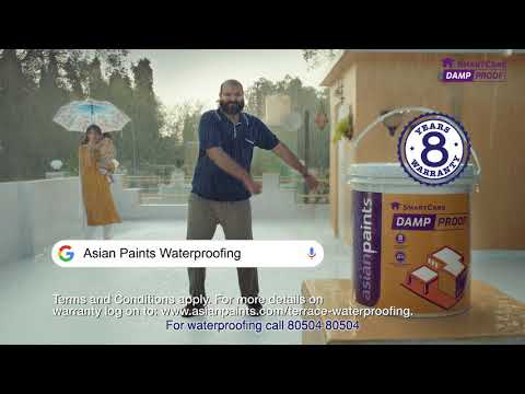 Asian Paints Damp Proof For Terrace Waterproofing – Hindi