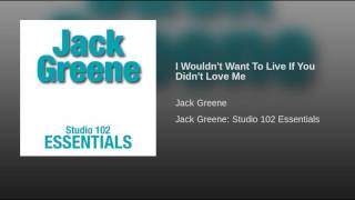 I Wouldn't Want To Live If You Didn't Love Me