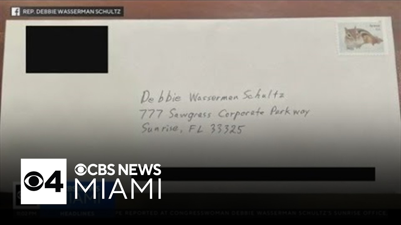 Video: Wasserman Schultz office receives suspicious envelope amid nationwide mailings