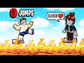CAN I SURVIVE WITH 0 JUMPS In Roblox Limited Jumps