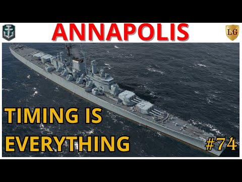 Annapolis - Super timing in super cruiser | #wows #worldofwarships