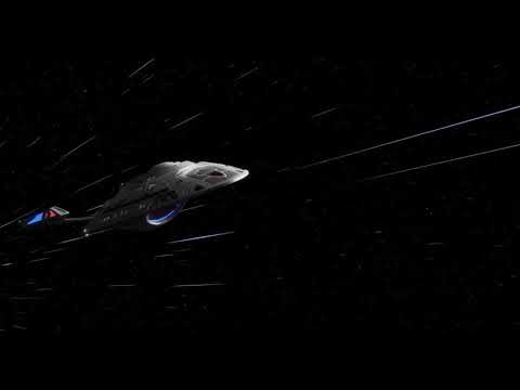 Star Trek Nova Class Warp Fly-by Test