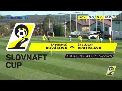 Slovnaft Cup 2021/2022 - 3.kolo: ŠK Prameň Kováčová - ŠK Slovan Bratislava (zostrih)