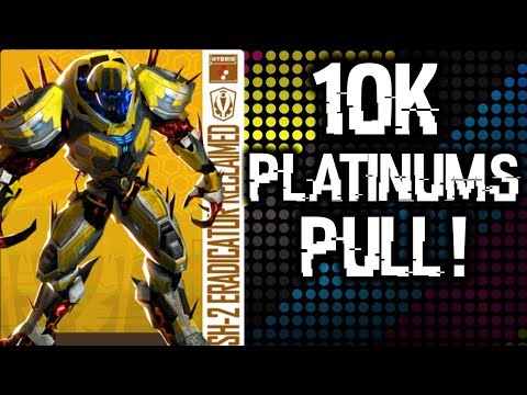 10K Platinums Pull! - Going For Another Sentinel Hybrid? | Pacific Rim Breach Wars