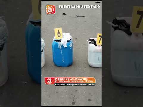 50 MILLONES DE RECOMPENSA, OFRECEN AUTORIDADES PARA CAPTURAR  RESPONSABLES DEL FRUSTRADO ATENTADO.