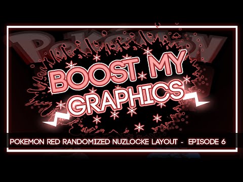 Boost My Graphics - Episode 6 - Pokemon Red Randomized Nuzlocke Layout Speed Art Design!