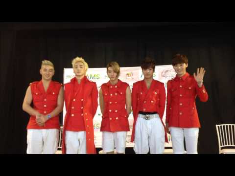 131215 NU'EST photoshoot at the Press Conference in Brazil