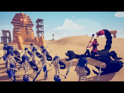 Let's Fight SELKET and Scorpions in TABS EGYPT UPDATE Totally Accurate Battle Simulator