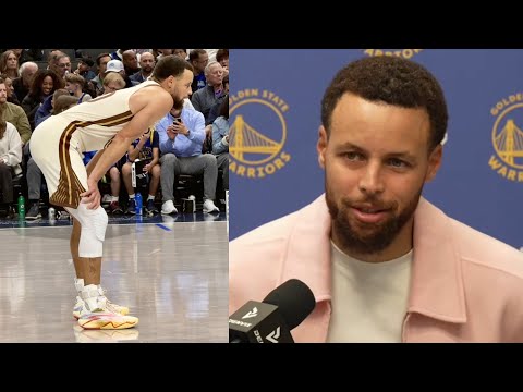 Steph Curry shows love to Kyrie Irving after wearing his shoes in game vs Mavs