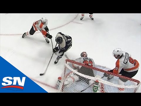 Gustav Nyquist Takes A Lumberjack Wack To The Wrist From Matt Niskanen