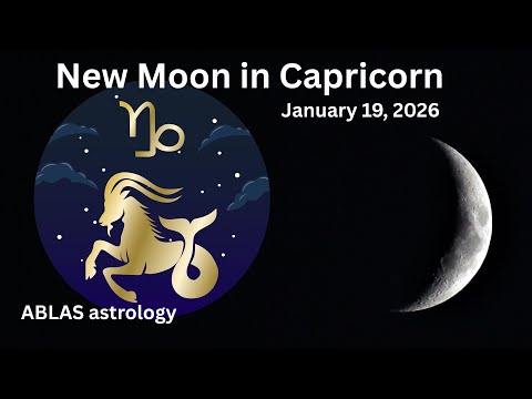 January 18 7:54 PM UTC, the New Moon in Capricorn is charged with a powerful energy combination that