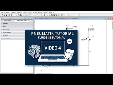 Grundlagen Pneumatik |Video 4| Drosselrückschlagventil erklärt | FLUIDSIM Tutorial