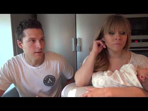 Vår förlossningsberättelse och lek i solen - Julia & Simon