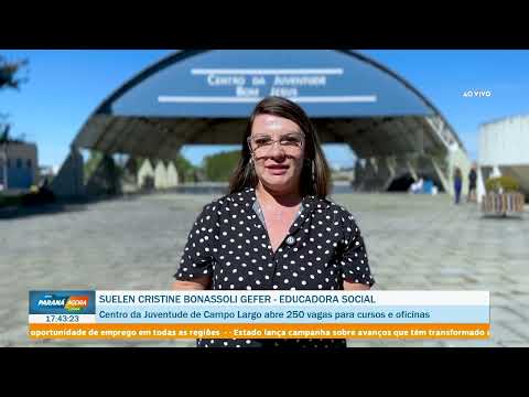 Centro da Juventude de Campo Largo abre 250 vagas para cursos e oficinas