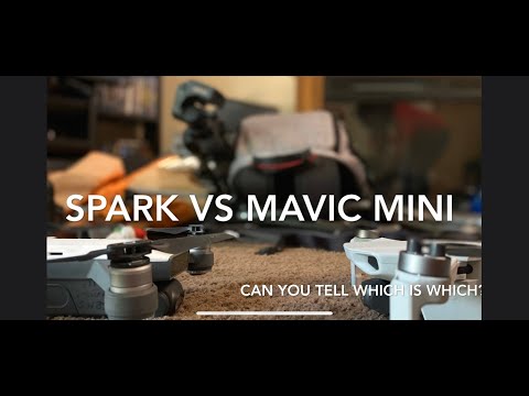 Mavic mini vs DJI Spark! Can you spot which is which drone in these 6 shots?
