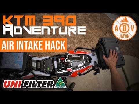 #24 - KTM 390 Adventure | Unifilter Hack for Air Intake