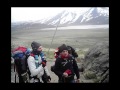 GONZALEZ Y GRUPO DE MONTAÑISTAS DE LA CUMBRE EN EL VOLCAN TROMEN