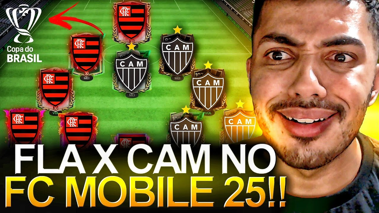 É FINAL! 🏆 MONTEI TIME FULL FLAMENGO X ATLÉTICO MINEIRO DE 2 BILHÕES 🤑🔥 - FC MOBILE 2025