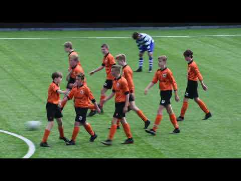 Katwijk JO15-1 - OLIVEO JO15-1 jeugvoetbal wedstrijd