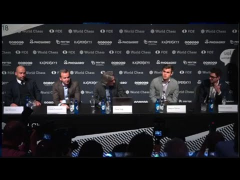 Press Conference After Magnus Won World Chess Championship 2018 !!