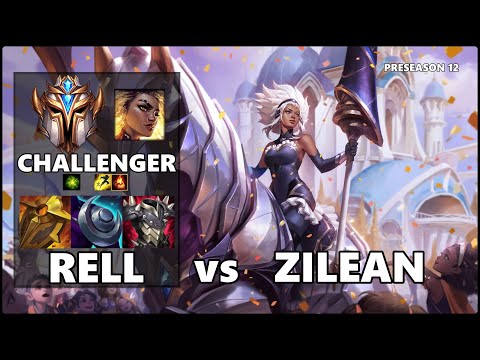 CHALLENGER Support Gameplay - RELL vs ZILEAN PRESEASON 12