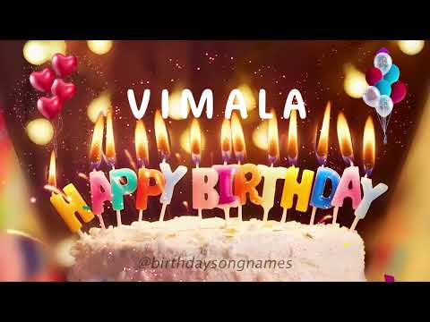 Happy Birthday Vimala - Happy Birthday To You!