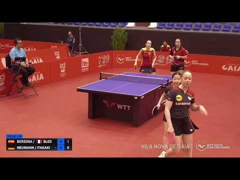J. Neumann/K. Itagaki (GER) vs Berzosa (ESP)/Bled (FRA) | U15 SF | 2023 WTT YSC Vila Nova de Gaia